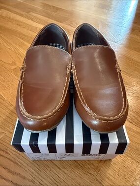 Boys Brown crown & ivy loafers size 13